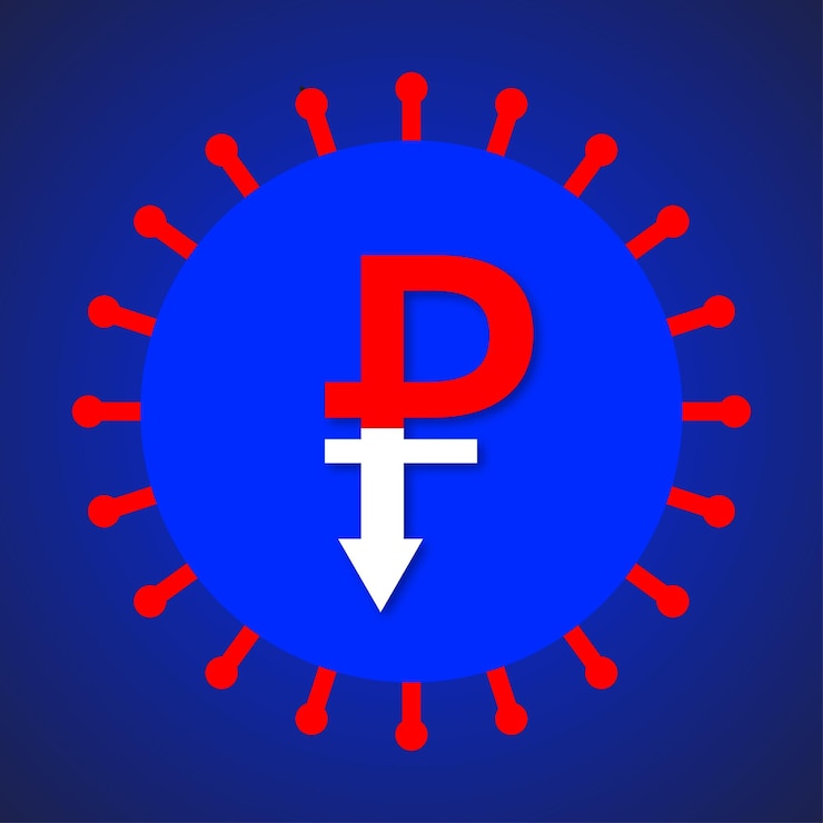 Ücretsiz Vektör rus rublesi kırmızı mavi beyaz arka plan sosyal medya design banner ücretsiz vektör