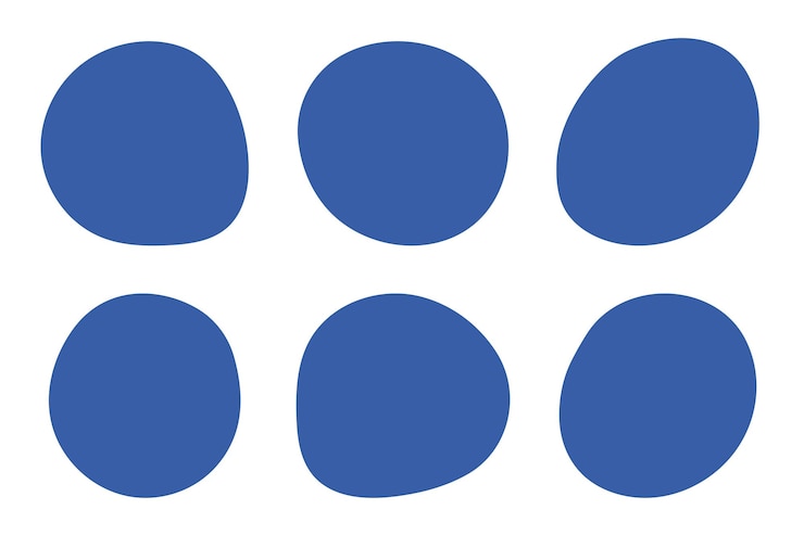 Ücretsiz Vektör set of hand drawn circles