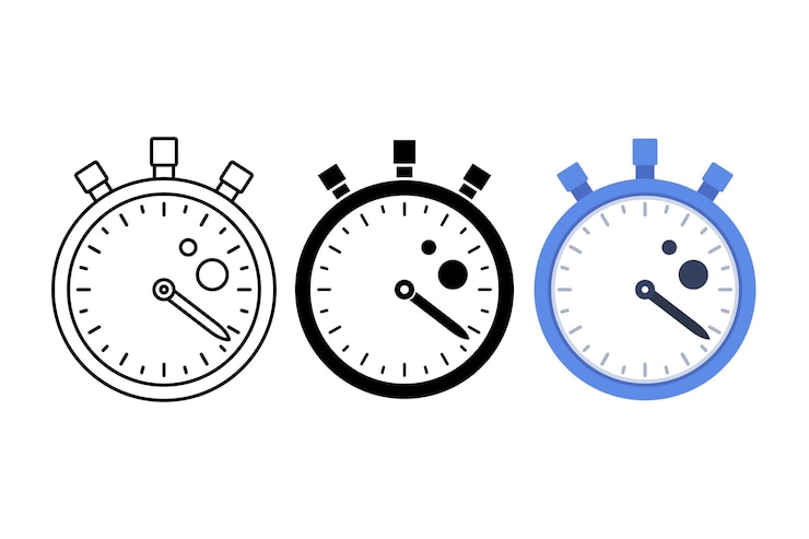Ücretsiz Vektör sports stopwatch multiple styles