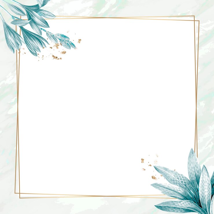 Ücretsiz Vektör square vintage leaves frame design vector