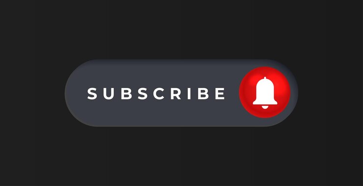 Ücretsiz Vektör subscription bell icon for social media member