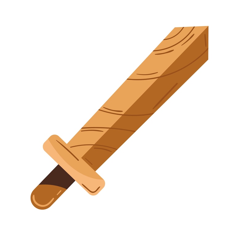Ücretsiz Vektör sword wooden toy