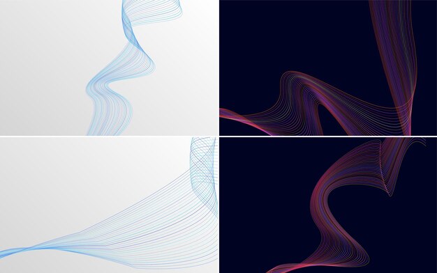 use this pack of vector backgrounds to add a touch of simplicity to your flyer presentation or brochure