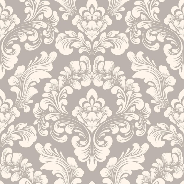 vector damask seamless pattern element