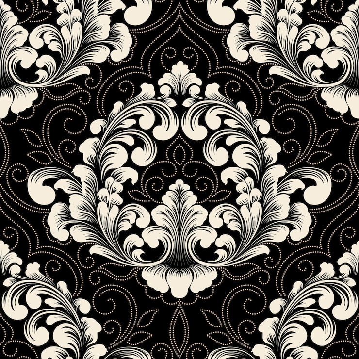 Ücretsiz Vektör vektör desenli dikişsiz pattern öğesi.