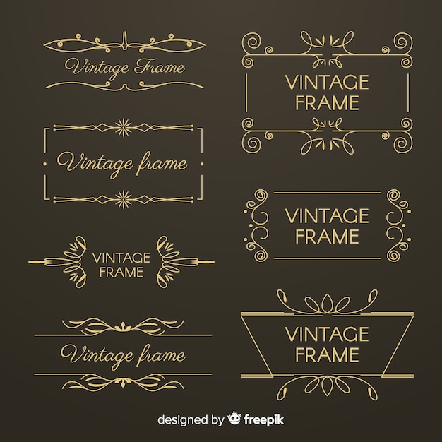 vintage frame collection