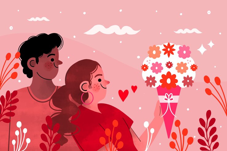 Ücretsiz Vektör watercolor background for valentines day celebration