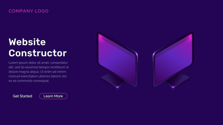 Ücretsiz Vektör website constructor isometric concept