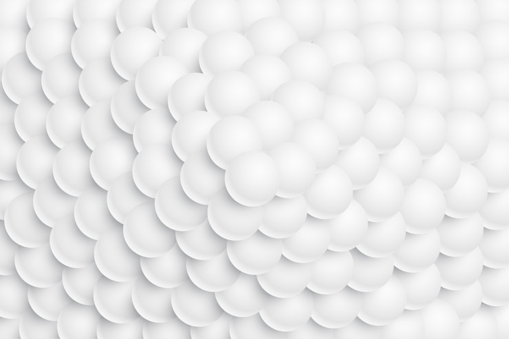 Ücretsiz Vektör white 3d sphere balls stacked in a mountain form