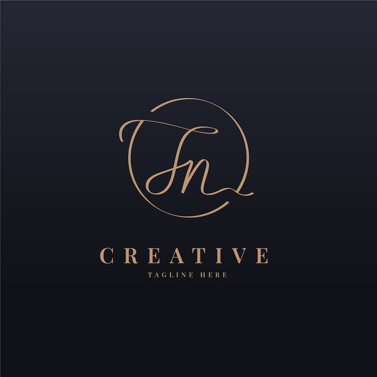 Ücretsiz Vektör yaratıcı profesyonel tn logo şablonu