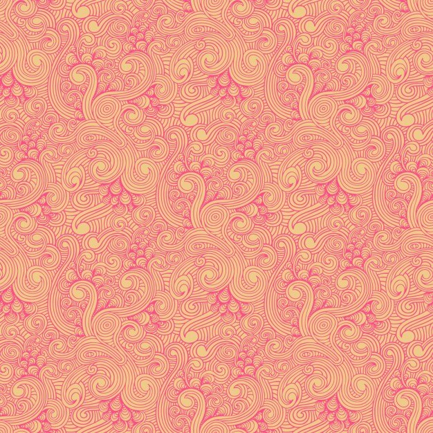 Ücretsiz Vektör yellow and pink swirled pattern