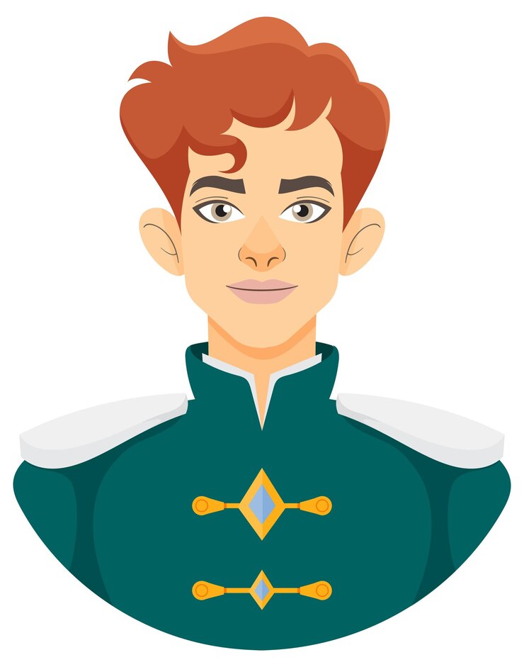 Ücretsiz Vektör young prince in regal attire