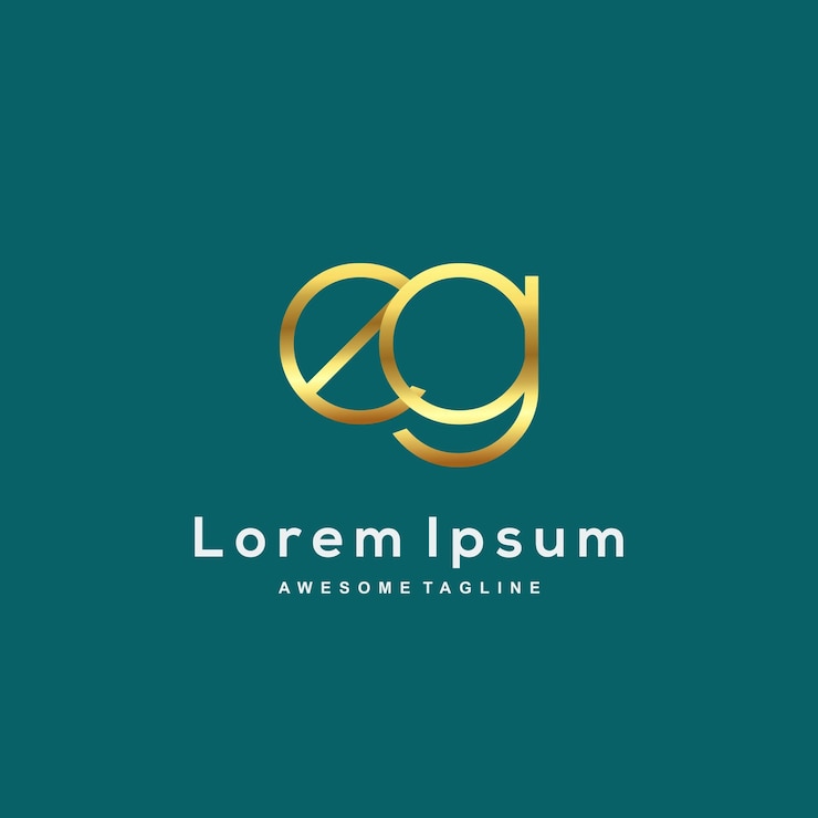 Ücretsiz Vektör zarif e g harfi monogram logo tasarımı
