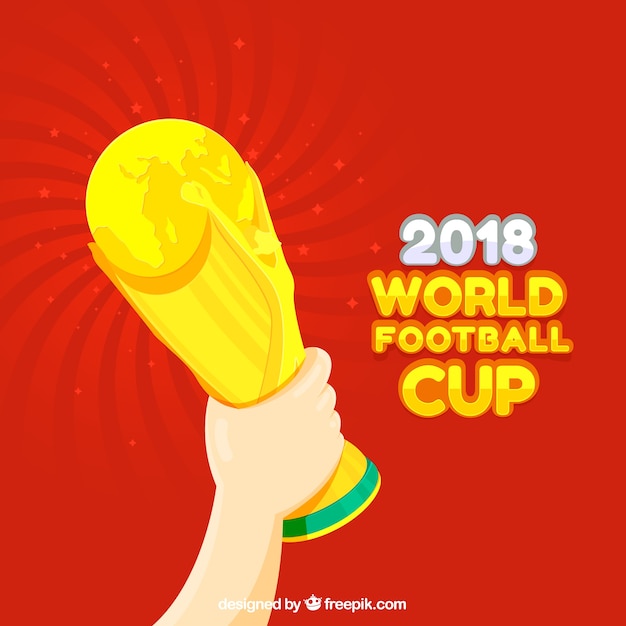 2018 fond de la coupe du monde de football