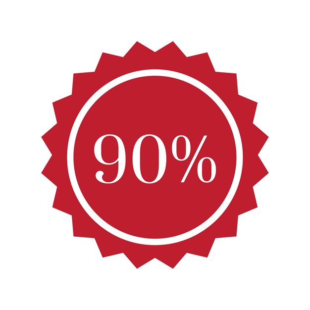 90% de réduction sur le badge