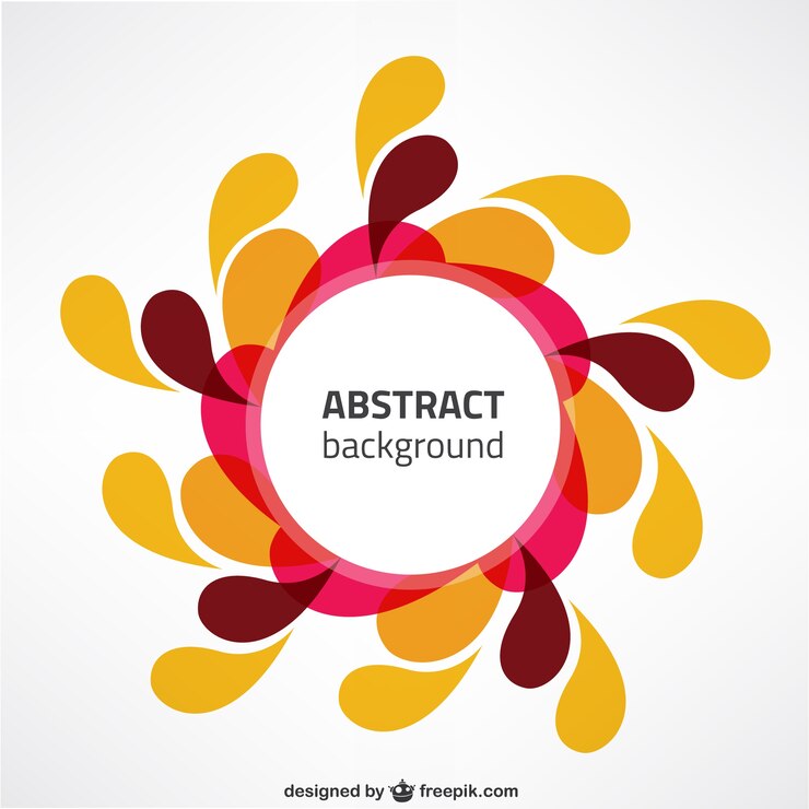 Vecteur gratuit abstract background dans le style floral