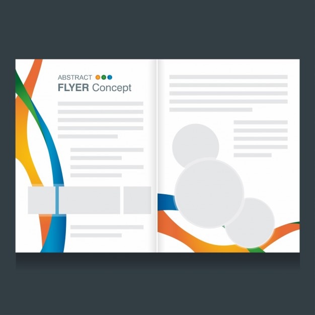 Vecteur gratuit abstract template rio olympics flyer concept