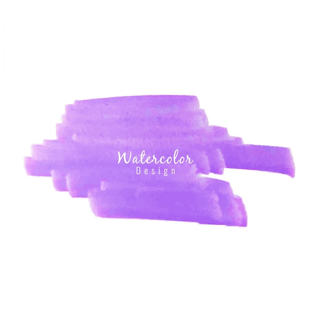 Abstract Violet Watercolor Stain Design Background