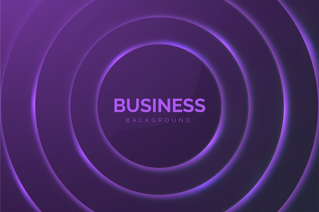 Vecteur gratuit abstrait affaires avec cercles violets
