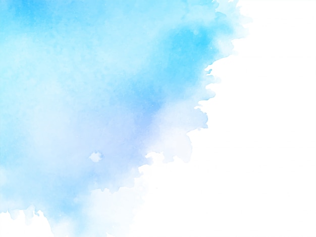 Abstrait aquarelle fond bleu doux