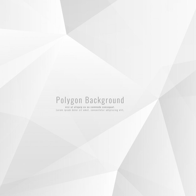 Abstrait arrière-plan polygonale de couleur gris brillant