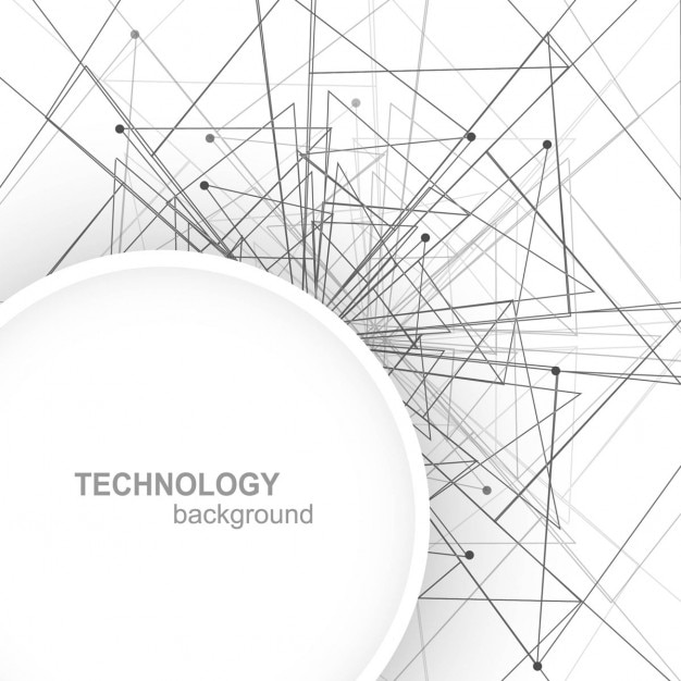 Vecteur gratuit abstrait arrière-plan de la technologie