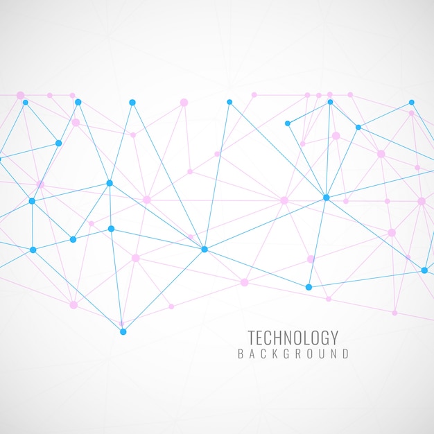 Abstrait arrière-plan technologique moderne et coloré