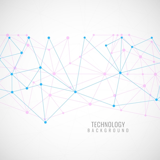 Vecteur gratuit abstrait arrière-plan technologique moderne et coloré