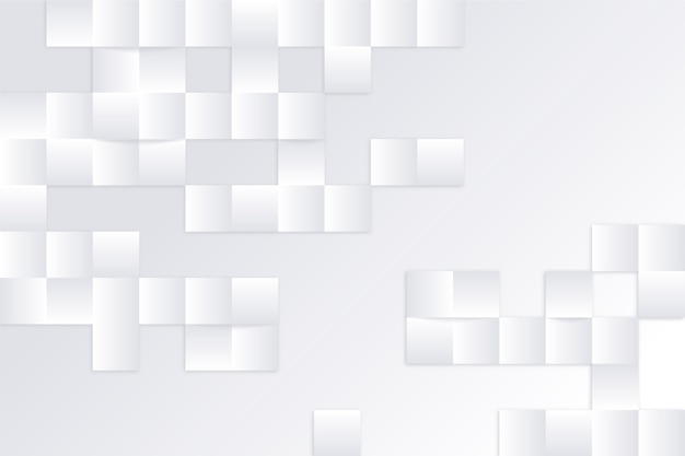 Vecteur gratuit abstrait blanc dans un style 3d