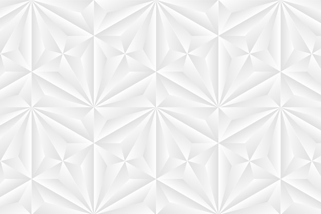 Abstrait blanc dans un style de papier 3d