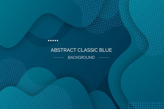 Abstrait Bleu Classique