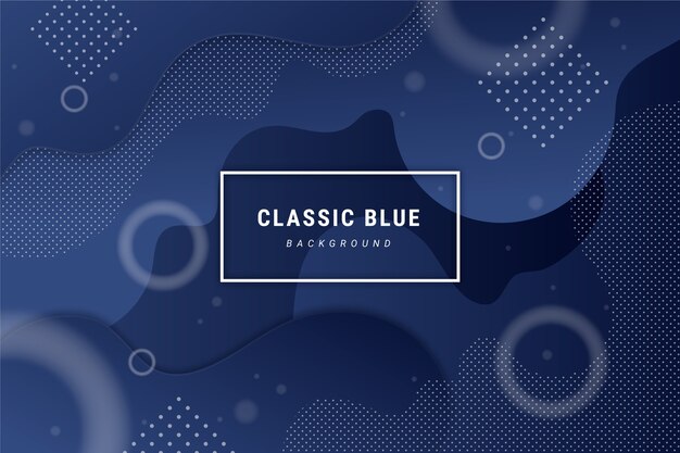 Abstrait bleu classique