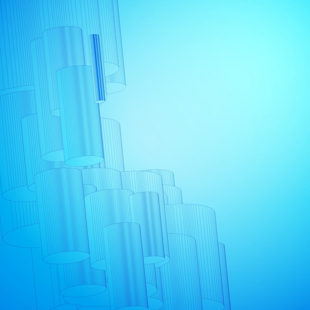 Abstrait bleu pour la conception.