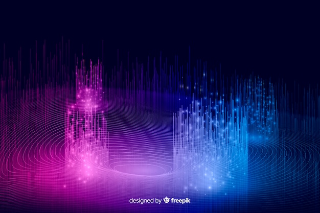 Abstrait Concept De Données Volumineuses