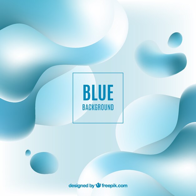 Abstrait en couleur bleue