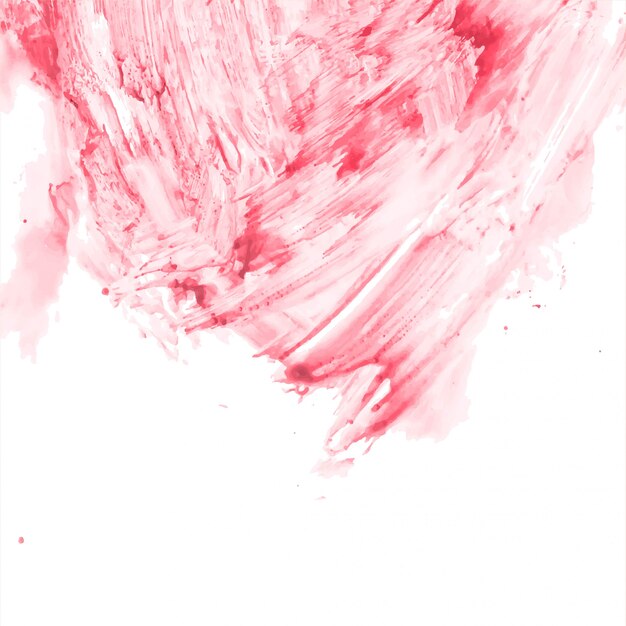 Abstrait décoratif aquarelle rouge