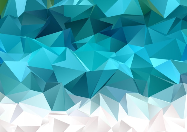 Abstrait Avec Un Design Bleu Low Poly