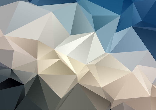 Abstrait avec un design low poly