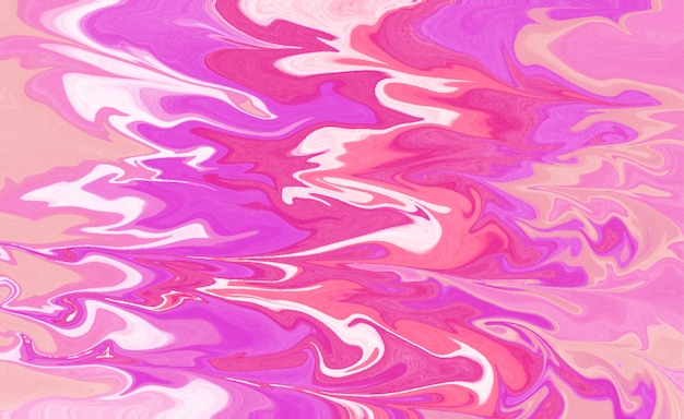 Abstrait de formes rose liquide