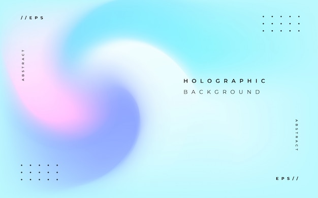 Abstrait Holographique élégant