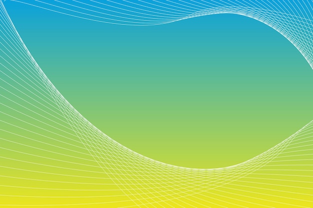 Abstrait avec des lignes ondulées courbes. illustration vectorielle pour la conception. vague de la ligne et de l'espace bleu