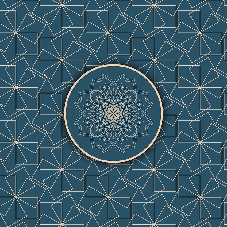 Vecteur gratuit abstrait avec un motif décoratif