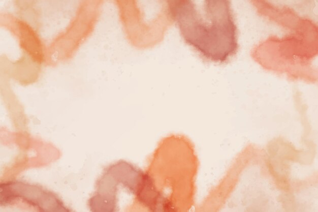Abstrait orange aquarelle