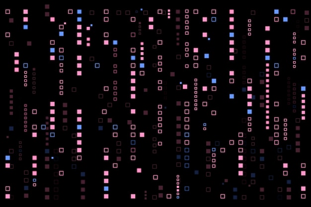 Abstrait pixel pluie