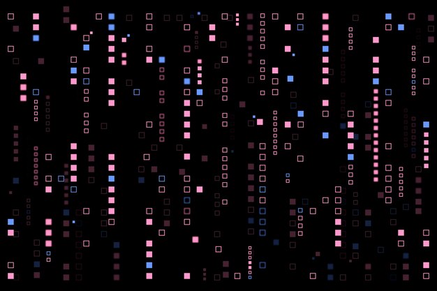 Abstrait pixel pluie