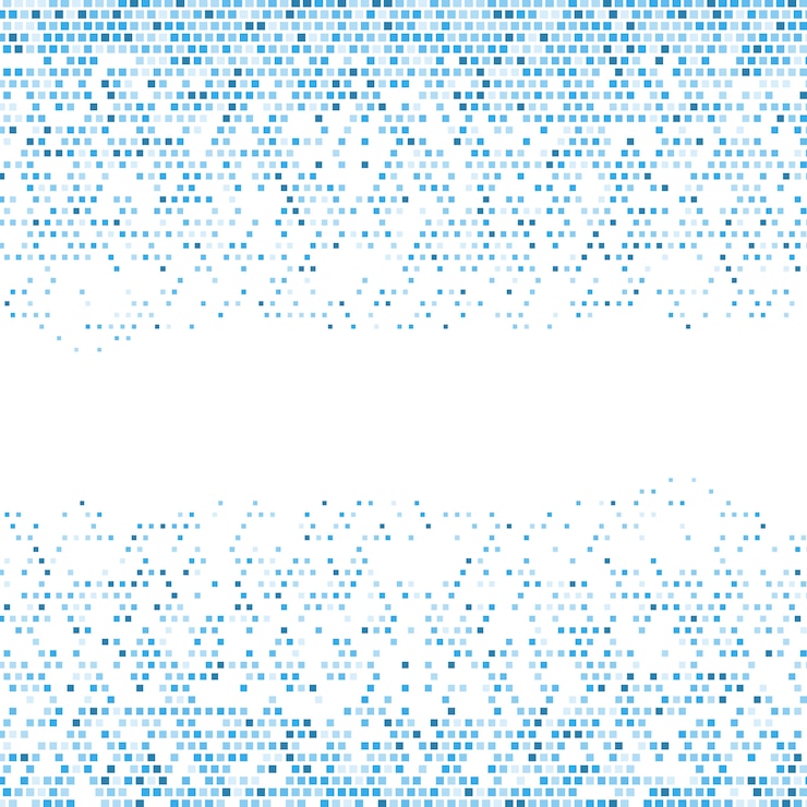 Vecteur gratuit abstrait pixélisé