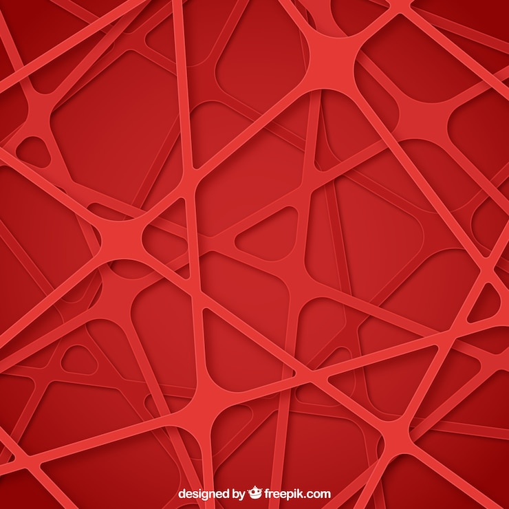 Vecteur gratuit abstrait rouge