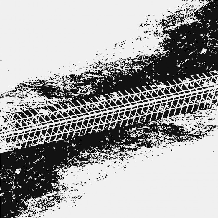 Vecteur gratuit abstrait sale pneu grunge