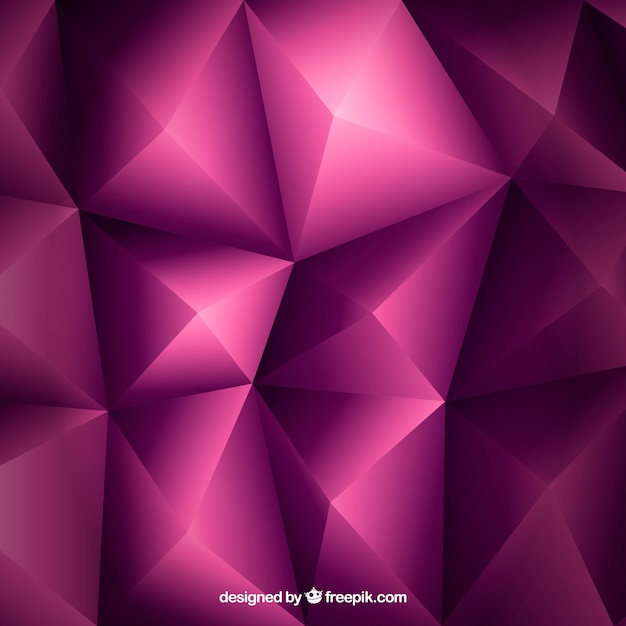 Abstrait avec des triangles 3d