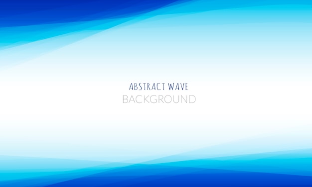 Abstrait vague bleue